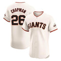 Johmsee SF.Giants #26 Matt Chapman Player Cream Home Limited Elite Stitched Jerseys