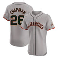 Johmsee SF.Giants #26 Matt Chapman Player Gray Home Limited Elite Stitched Jerseys