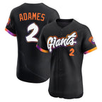 Johmsee SF.Giants #2 Willy Adames Player Black 2025 City Connect Home Limited Elite Stitched Jerseys