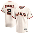 Johmsee SF.Giants #2 Willy Adames Player Cream Home Limited Stitched Jerseys