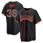 Johmsee SF.Giants #38 Robbie Ray Player Black Alternate Limited Stitched Jerseys