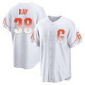 Johmsee SF.Giants #38 Robbie Ray Player White City Connect Home Game Stitched Jerseys