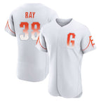 Johmsee SF.Giants #38 Robbie Ray Player White City Connect Home Limited Elite Stitched Jerseys