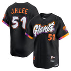 Johmsee SF.Giants #51 Jung Hoo Lee Player Black 2025 City Connect Home Limited Stitched Jerseys