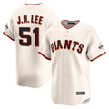 Johmsee SF.Giants #51 Jung Hoo Lee Player Cream Home Limited Stitched Jerseys