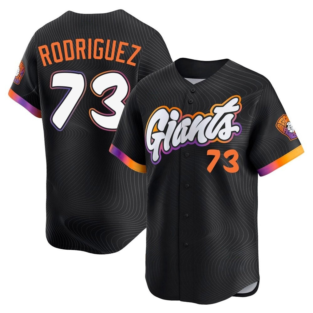 Johmsee SF.Giants #73 Randy Rodriguez Player Black City Connect Home Limited Stitched Jerseys