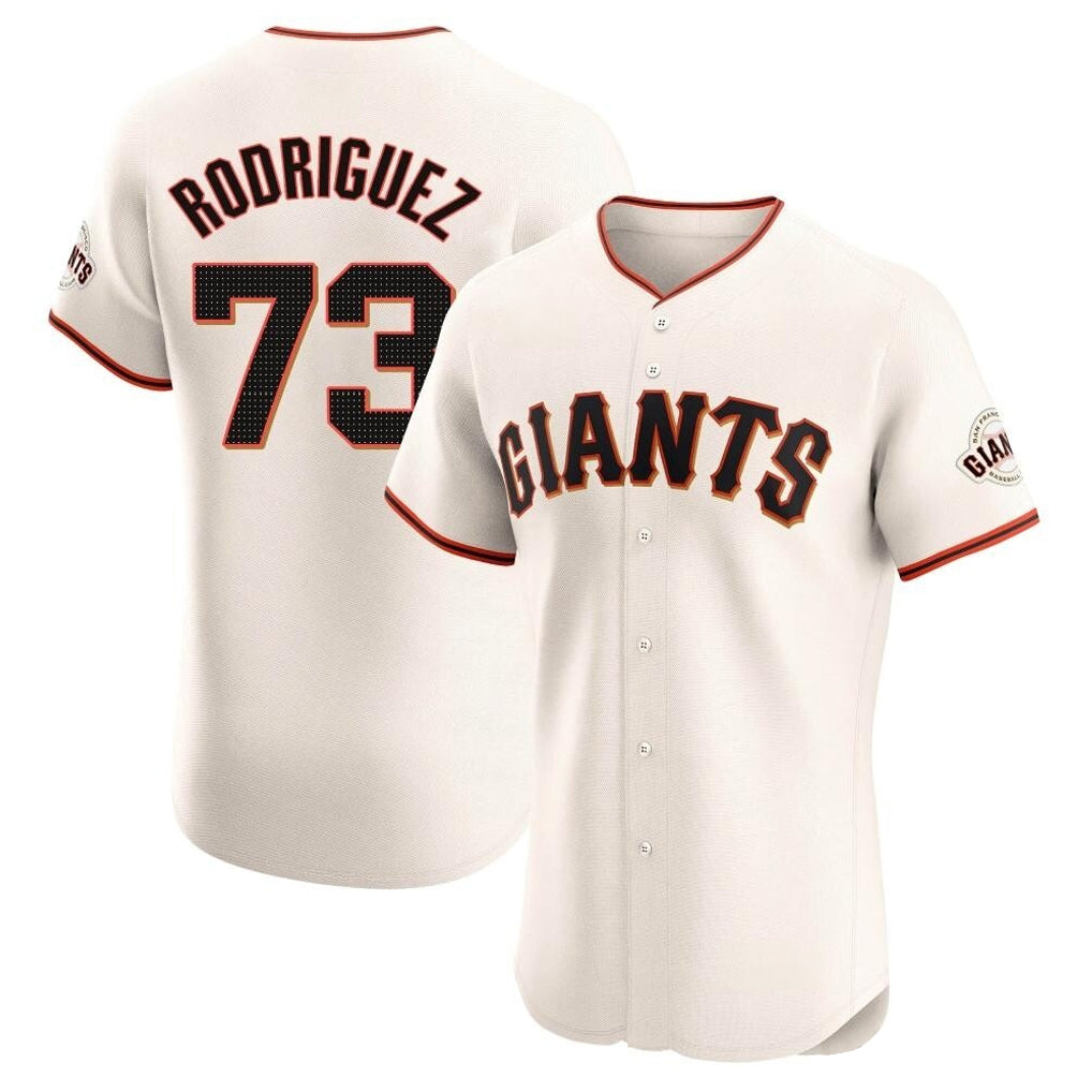 Johmsee SF.Giants #73 Randy Rodriguez Player Cream Home Limited Elite Stitched Jerseys