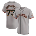 Johmsee SF.Giants #73 Randy Rodriguez Player Gray Home Limited Elite Stitched Jerseys