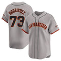 Johmsee SF.Giants #73 Randy Rodriguez Player Gray Home Limited Stitched Jerseys