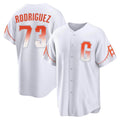 Johmsee SF.Giants #73 Randy Rodriguez Player White City Connect Home Game Stitched Jerseys