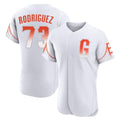 Johmsee SF.Giants #73 Randy Rodriguez Player White City Connect Home Limited Elite Stitched Jerseys