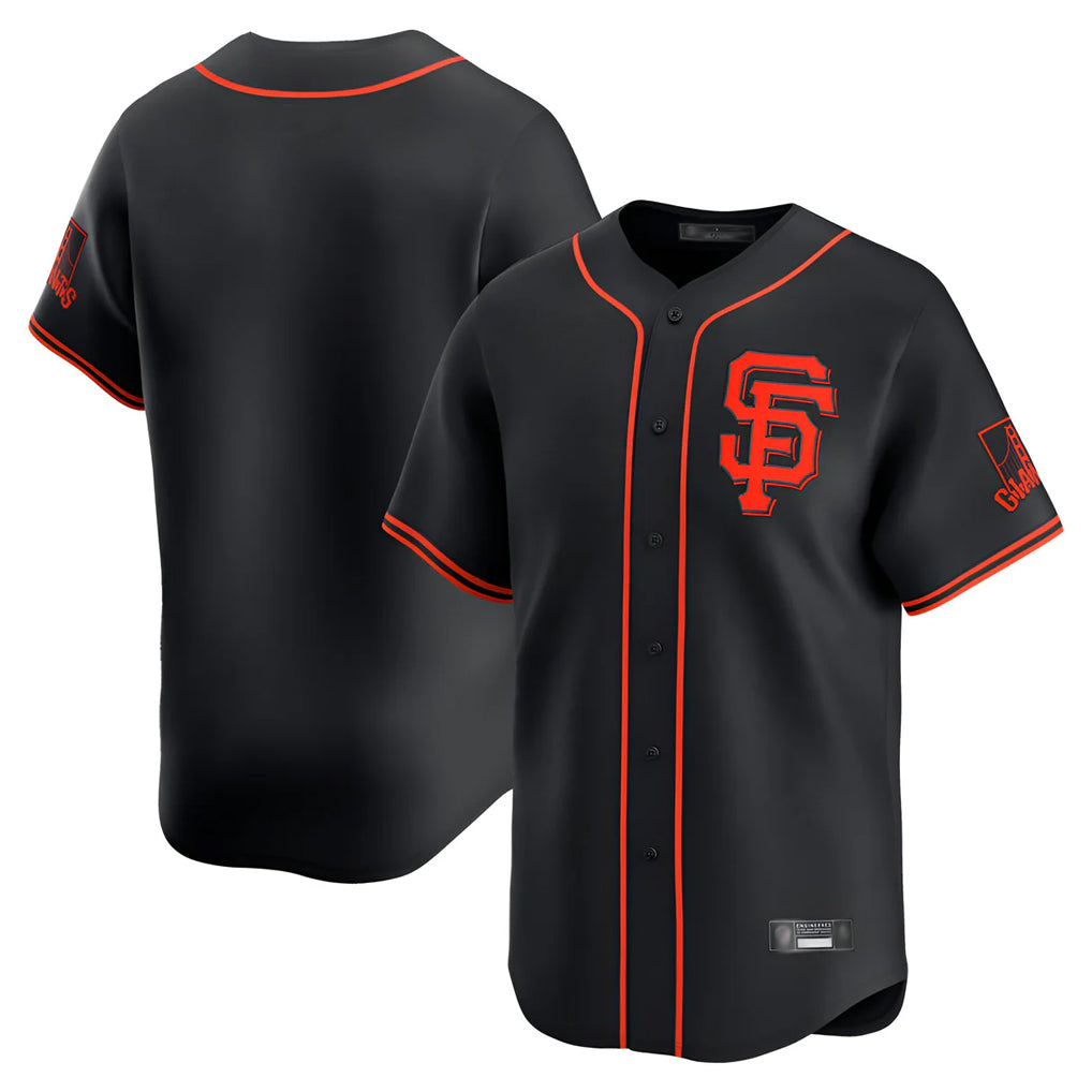 Johmsee SF.Giants Blank Player Black 2026 Home Limited Stitched Jerseys