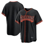 Johmsee SF.Giants Blank Player Black Alternate Limited Stitched Jerseys