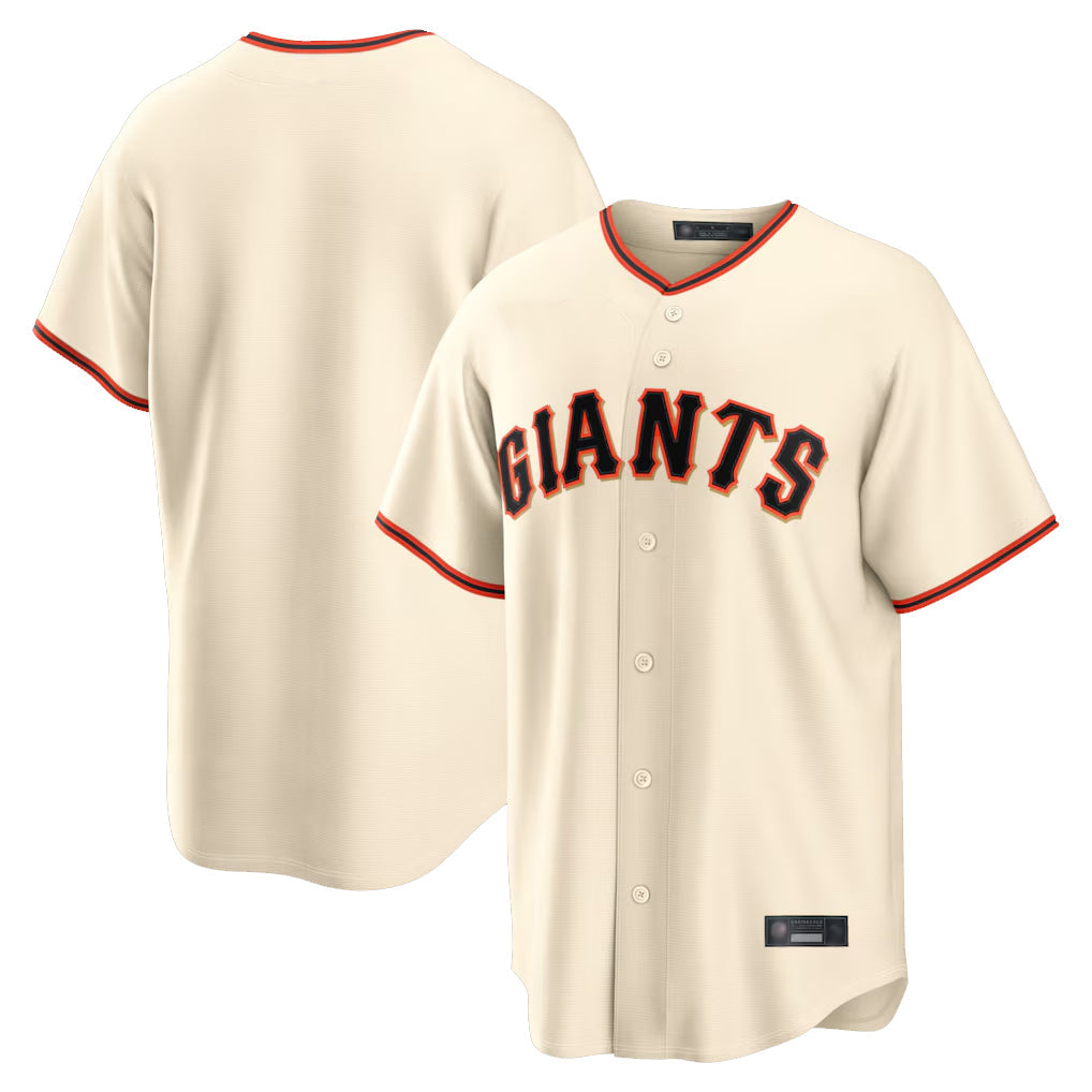 Johmsee SF.Giants ## Giants Blank Player Cream Home Game Stitched Jerseys