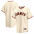 Johmsee SF.Giants ## Giants Blank Player Cream Home Game Stitched Jerseys