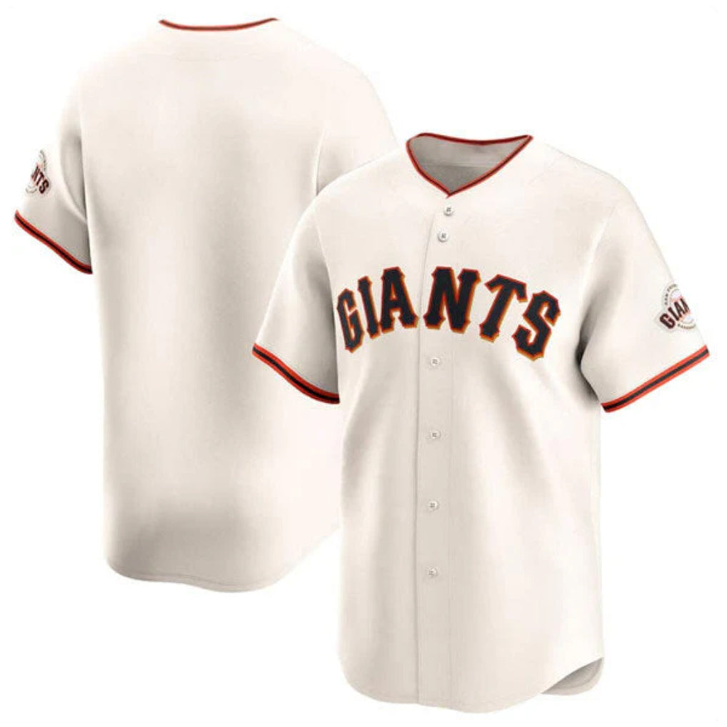 Johmsee SF.Giants ## Giants Blank Player Cream Home Limited Stitched Jerseys