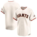 Johmsee SF.Giants ## Giants Blank Player Cream Home Limited Stitched Jerseys