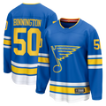 Johmsee SL.Blues #50 Jordan Binnington Blue Home Breakaway Jerseys