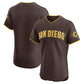 San Diego Padres Road Vapor Premier Elite Patch Jersey - Brown Stitched Baseball Jersey