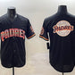 San Diego Padres Team Big Logo Black Mexico Cool Base Stitched Baseball Jersey