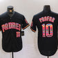 San Diego Padres #10 Jurickson Profar Black Mexico Cool Base Stitched Baseball Jersey