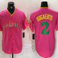 San Diego Padres #2 Xander Bogaerts Pink Fashion Baseball Jersey