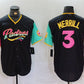 San Diego Padres #3 Jackson Merrill Black City Connect Cool Base Stitched Baseball Jersey
