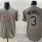 San Diego Padres #3 Jackson Merrill Gray Fashion Throwback With Patch Cool Base Stitched Baseball Jersey
