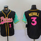 San Diego Padres #3 Jackson Merrill Number Black NEW 2023 City Connect Cool Base Stitched Baseball Jersey