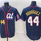 Seattle Mariners American League #44 Julio Rodríguez Navy 2025 All-Star Edition Limited Stitched Baseball Jersey
