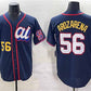 Seattle Mariners American League #56 Randy Arozarena Navy 2025 All-Star Edition Limited Stitched Baseball Jersey