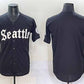 Seattle Mariners Blank Black 'Deep Sea Gothic Edition' Vapor Premier Limited Stitched Baseball Jersey