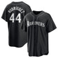Seattle Mariners #44 Julio Rodríguez Black Lights Out Limited Stitched Baseball Jersey