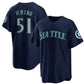 Seattle Mariners #51 Ichiro Suzuki Navy Cool Base Stitched Baseball Jersey