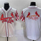 St. Louis Cardinals Team Big Logo White Independence Day Vapor Premier Limited Stitched Baseball Jersey
