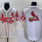 St. Louis Cardinals Team Big Logo White Independence Day Vapor Premier Limited Stitched Baseball Jerseys