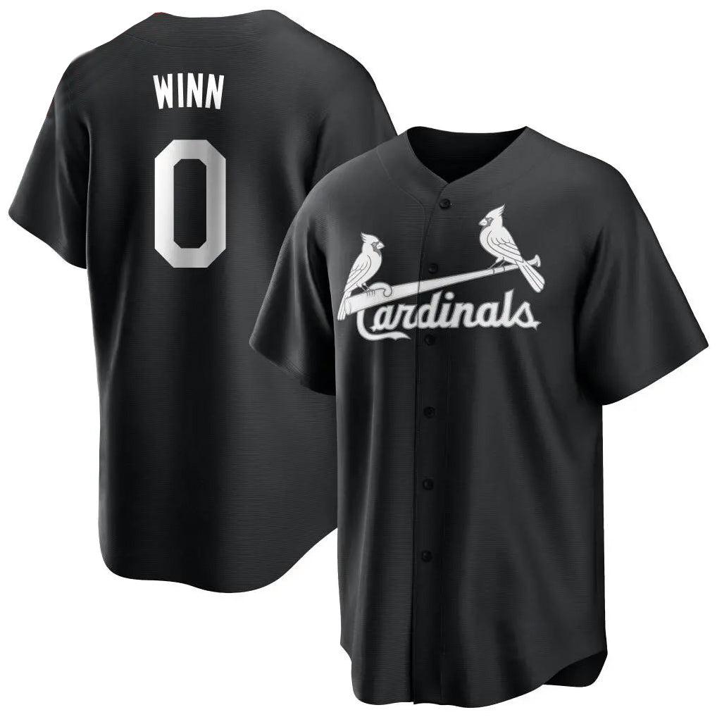 Johmsee St. Louis Cardinals #0 Masyn Winn Player Black City Connect Home Limited Stitched Jerseys