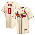 Johmsee St. Louis Cardinals #0 Masyn Winn Player Cream Home Game Stitched Jerseys