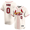 Johmsee St. Louis Cardinals #0 Masyn Winn Player Cream Home Limited Stitched Jerseys