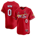 Johmsee St. Louis Cardinals #0 Masyn Winn Player Red City Connect Limited Stitched Jerseys