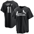 Johmsee St. Louis Cardinals #11 Victor Scott II Player Black City Connect Home Limited Stitched Jerseys