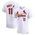 Johmsee St. Louis Cardinals #11 Victor Scott II Player White Home Limited Elite Stitched Jerseys