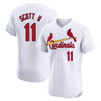 Johmsee St. Louis Cardinals #11 Victor Scott II Player White Home Limited Elite Stitched Jerseys