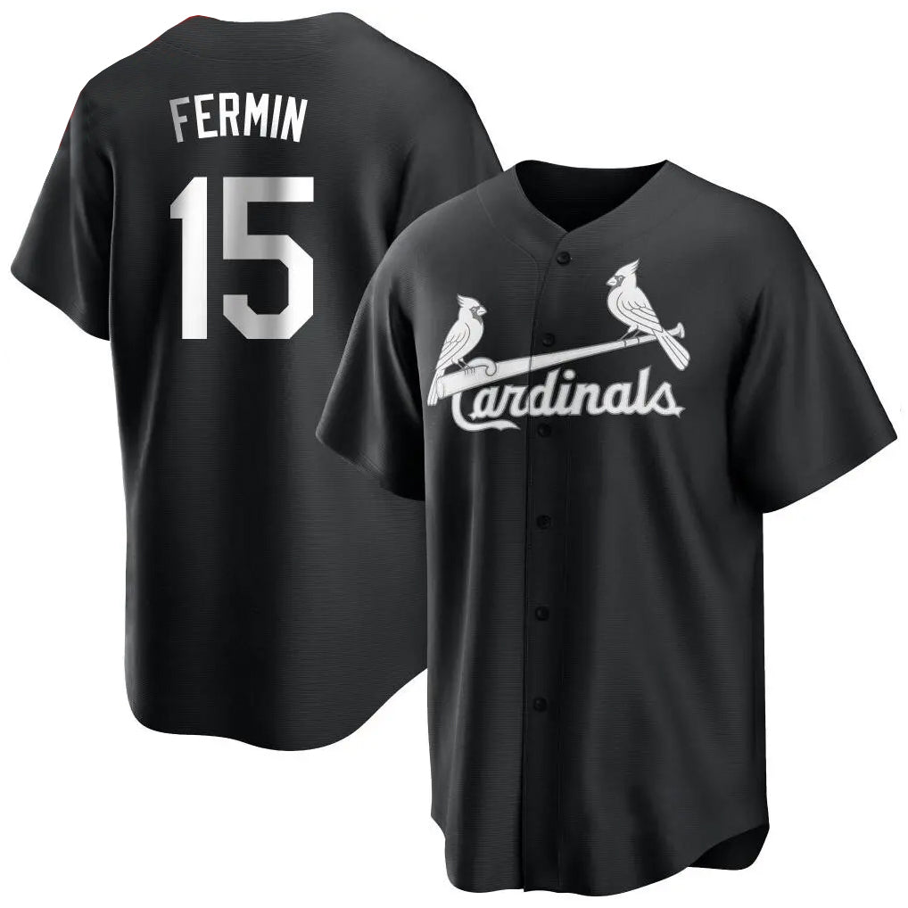 Johmsee St. Louis Cardinals #15 Jose Fermin Player Black City Connect Home Limited Stitched Jerseys
