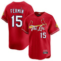 Johmsee St. Louis Cardinals #15 Jose Fermin Player Red City Connect Limited Stitched Jerseys