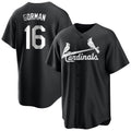 Johmsee St. Louis Cardinals #16 Nolan Gorman Player Black City Connect Home Limited Stitched Jerseys