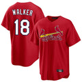 Johmsee St. Louis Cardinals #18 Jordan Walker Player Red Home Game Stitched Jerseys
