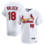 Johmsee St. Louis Cardinals #18 Jordan Walker Player White Home Limited Stitched Jerseys