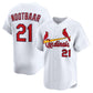 St. Louis Cardinals #21 Lars Nootbaar Home Limited Player Jersey - White Stitched Baseball Jersey