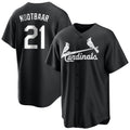 Johmsee St. Louis Cardinals #21 Lars Nootbaar Player Black City Connect Home Limited Stitched Jerseys